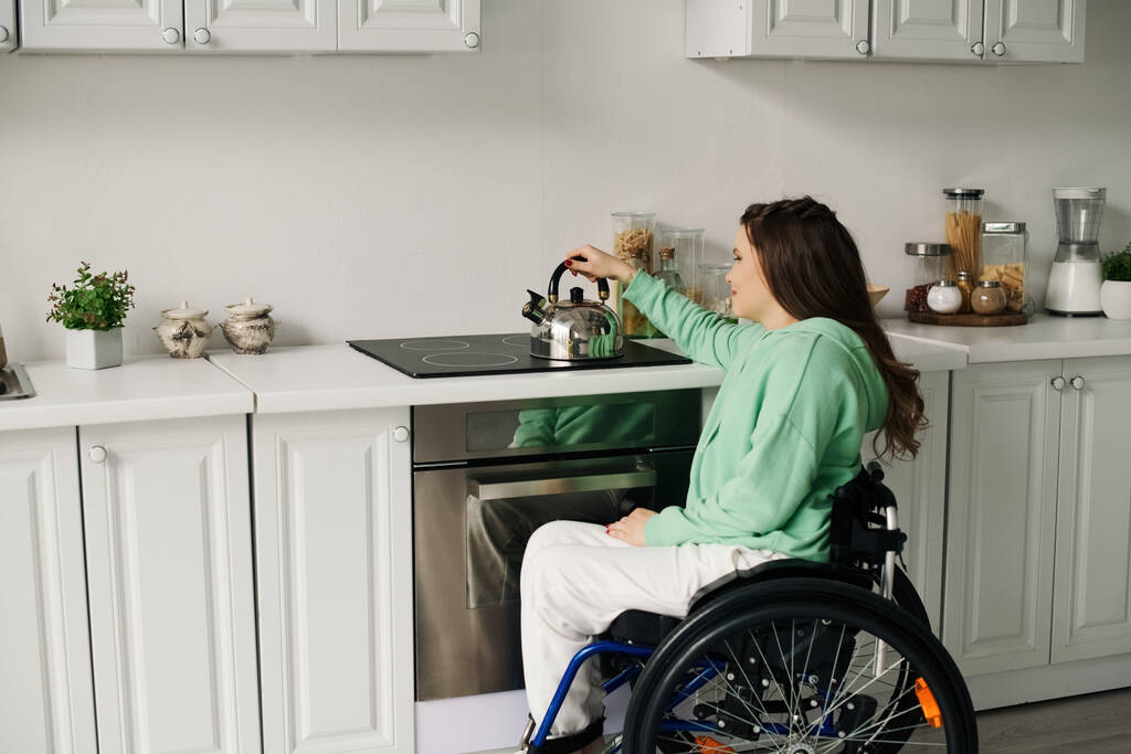 woman in wheelchair